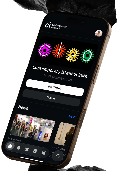 iPhone mockup showing the CI App